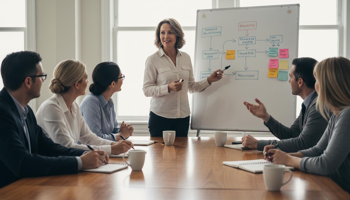 Workshop mit Whiteboard
